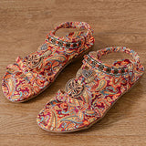 NAIARA™ | SANDALIAS PLANAS BOHO ÉTNICAS