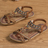 NAIARA™ | SANDALIAS PLANAS BOHO ÉTNICAS