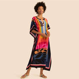 ELENA™ | CAFTÁN BOHO ESTAMPADO FLUIDO