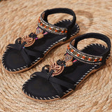 NAIARA™ | SANDALIAS PLANAS BOHO ÉTNICAS