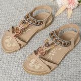 NAIARA™ | SANDALIAS PLANAS BOHO ÉTNICAS