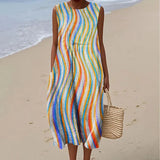 LUCÍA™ | VESTIDO MIDI ESTAMPADO TROPICAL