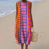 LUCÍA™ | VESTIDO MIDI ESTAMPADO TROPICAL