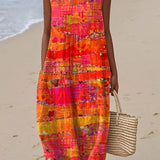 LUCÍA™ | VESTIDO MIDI ESTAMPADO TROPICAL