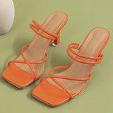 MARTINA™ | ZAPATOS TACÓN FINO DESTALONADOS NEGROS