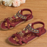 NAIARA™ | SANDALIAS PLANAS BOHO ÉTNICAS