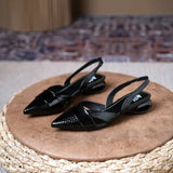 VALERIA™ | ZAPATOS TIERRA DE TACÓN BAJO ROJOS