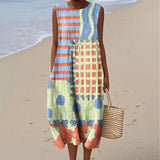 LUCÍA™ | VESTIDO MIDI ESTAMPADO TROPICAL