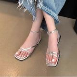 IRAIA™ | SANDALIAS PLANAS MINIMALISTAS TIRAS