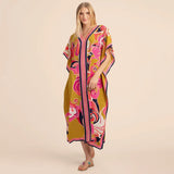 ELENA™ | CAFTÁN BOHO ESTAMPADO FLUIDO